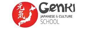元気日本語文化学校のロゴ